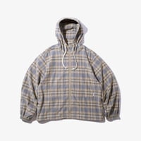 Hooded Corduroy Shirt (Blue)
