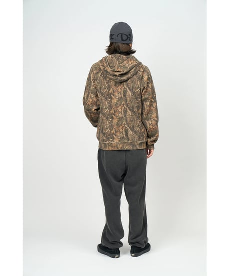 Dry Waffle Full Zip Hoodie (Woodland Camo)