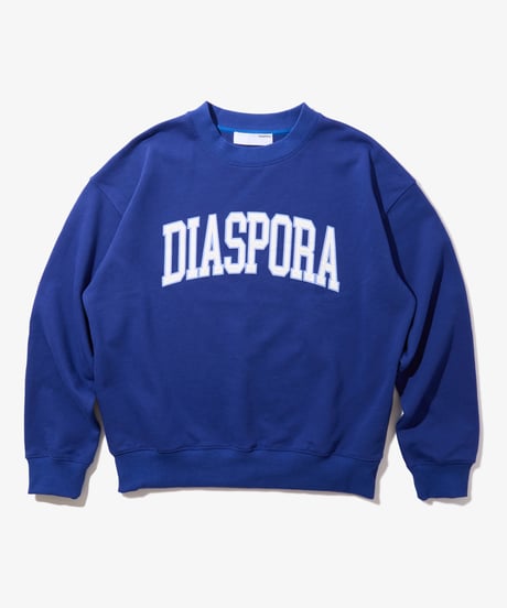 College Logo Crewneck Sweatshirt (Navy)