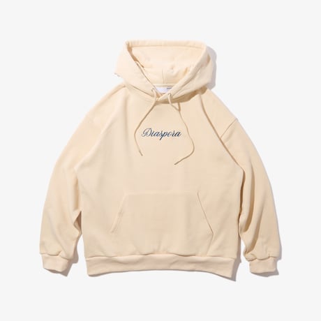 Script Logo Hooded Sweatshirt (Ecru)
