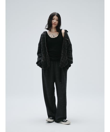 Villa Waffle Trousers (Black)