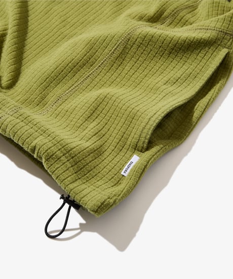 Grid Fleece Pullover (Green)