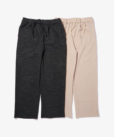 Villa Waffle Trousers (Black)
