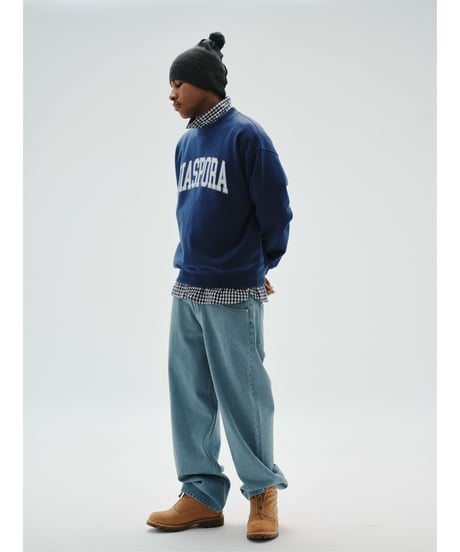 College Logo Crewneck Sweatshirt (Ash)