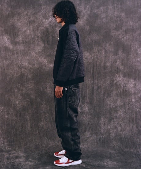 【VICTORIA】 YY QUILTED HALFZIP SWEATSHIRT