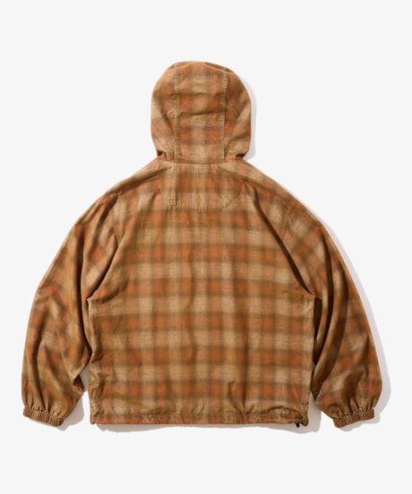 Hooded Corduroy Shirt (Brown)