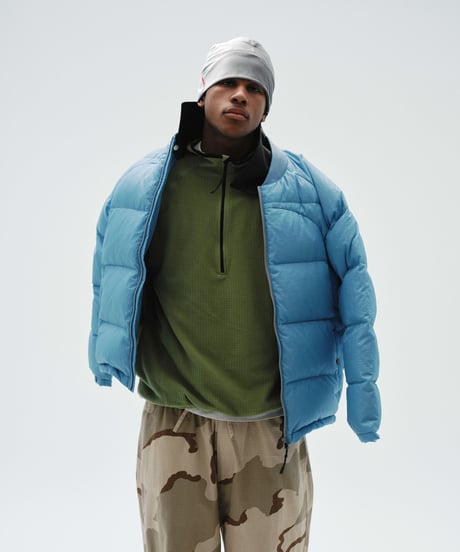 Grid Fleece Pullover (Green)