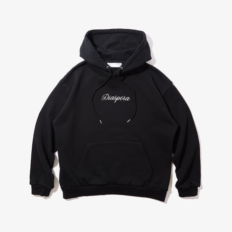 Script Logo Hooded Sweatshirt (Black)