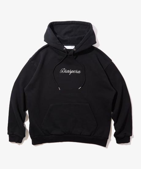 Script Logo Hooded Sweatshirt (Black)