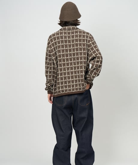Tweed Knit Jacket (Ivory)