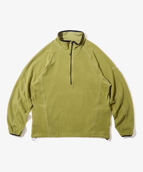 Grid Fleece Pullover (Green)