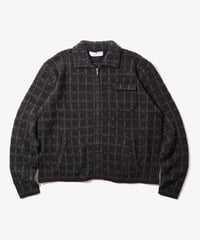 Tweed Knit Jacket (Black)