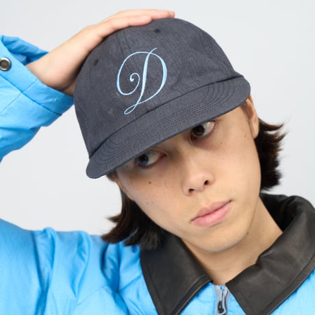 Script Low Ball Cap (Navy)
