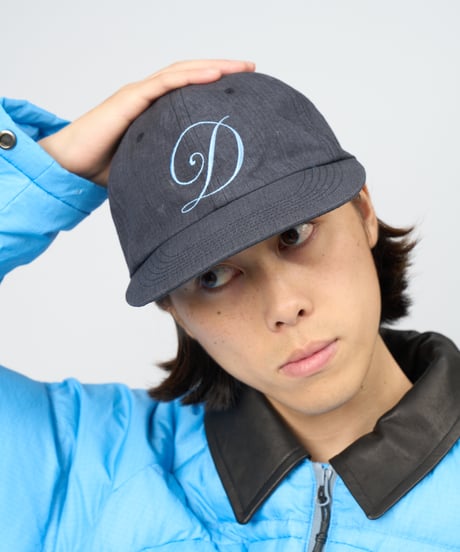 Script Low Ball Cap (Navy)