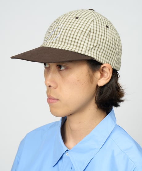 Script Low Ball Cap (Plaid)