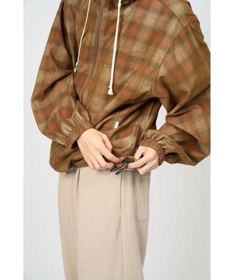 Hooded Corduroy Shirt (Blue)