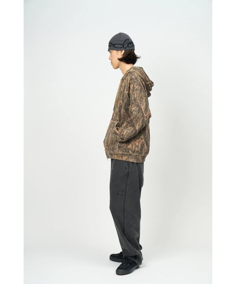 Dry Waffle Full Zip Hoodie (Woodland Camo)