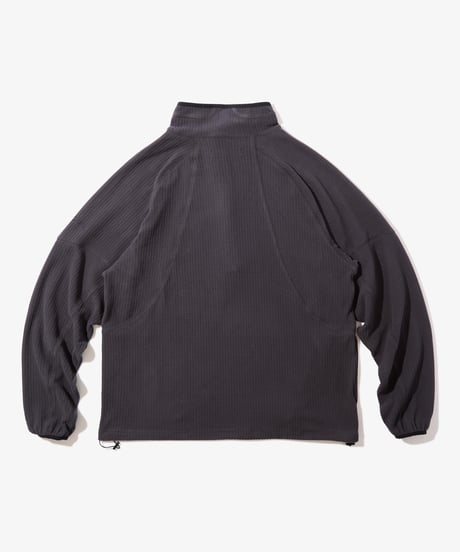 Grid Fleece Pullover (Black)