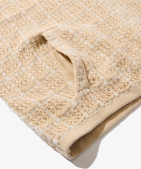 Tweed Knit Jacket (Ivory)