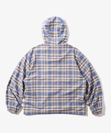 Hooded Corduroy Shirt (Blue)