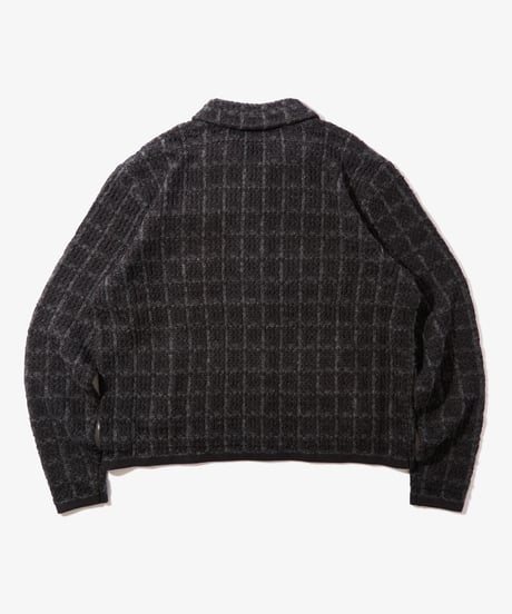 Tweed Knit Jacket (Black)