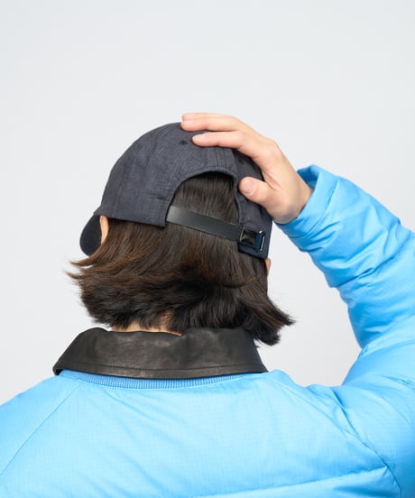 Script Low Ball Cap (Navy)