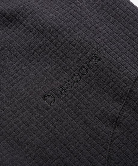 Grid Fleece Pullover (Black)