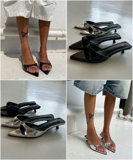 mule sandals「pointed」#070626-3/6