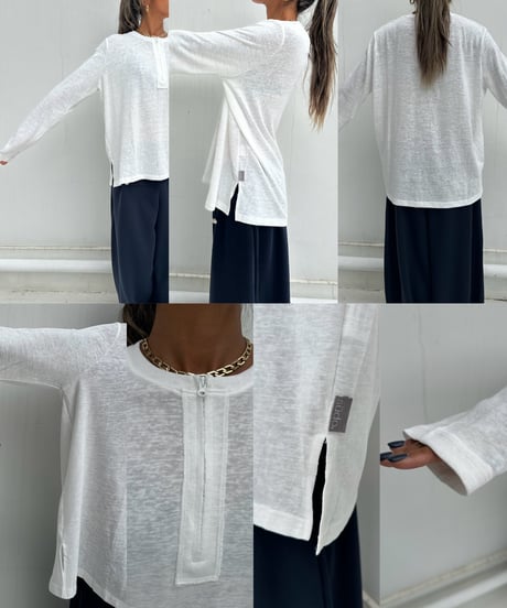 loose lonT「halfzip」#13803