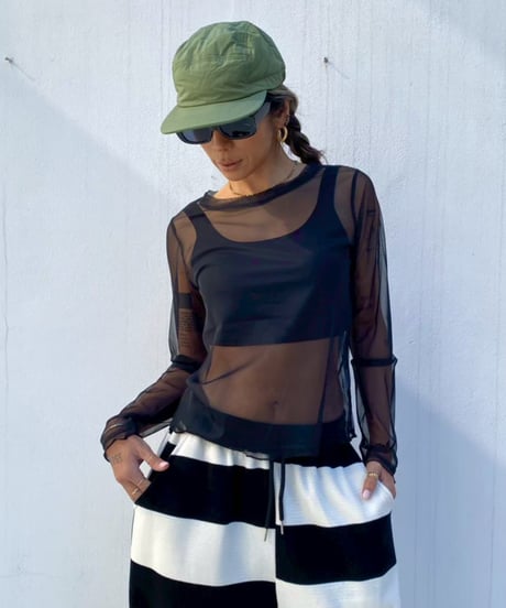 cropped tank「padded」#2895