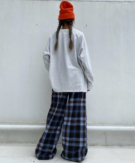 wide tuck pt「tartan check」#996159
