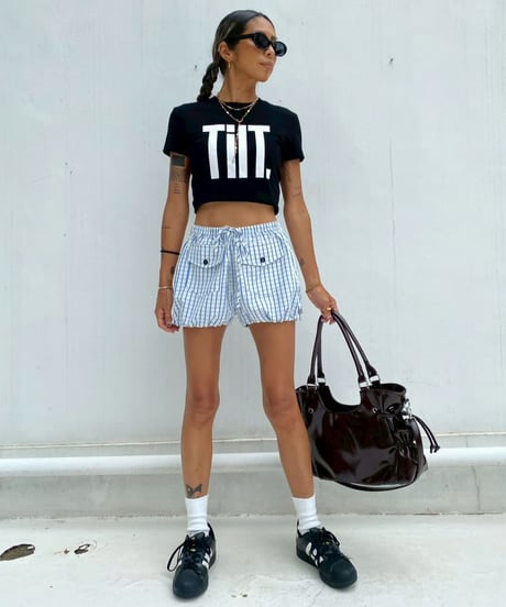 balloon shorts「windowpane」#62160605