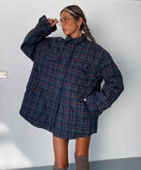 puffer jacket「tartan」#2162