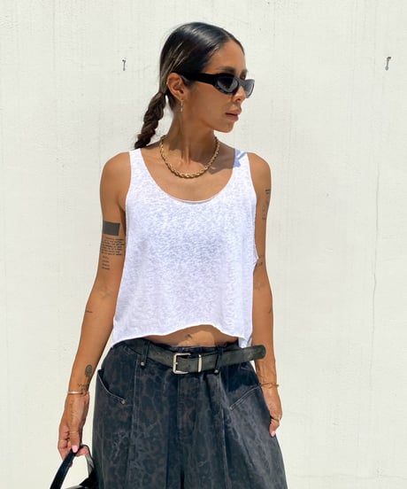 sheer tank「raw edge」#3059896
