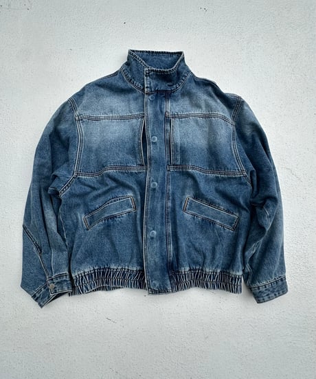 denim jk「stand bomber」#1007