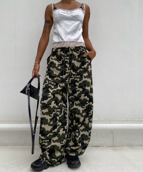 2way barrel pt「camo sweat」#10511（裏起毛）