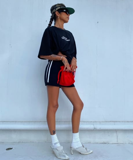 knit shorts「2line」#63768
