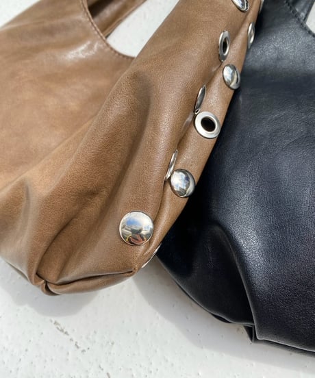 handle bag「w studs」#A8371