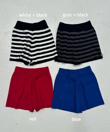 rib shorts「stretch knit」#8805512