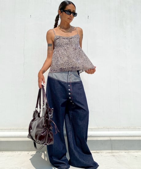 wide denim pt「design waist」#2635364