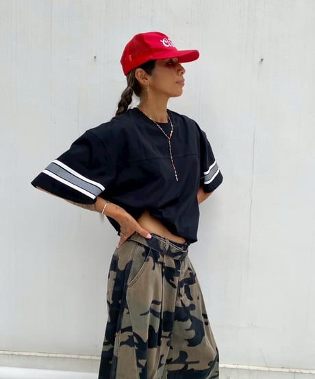 wide tee「varsity line」#207167