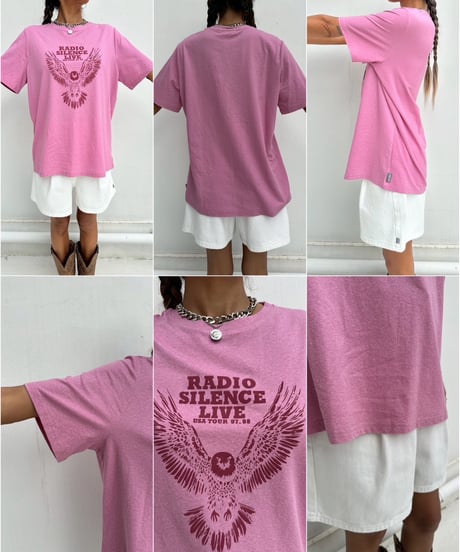 washed tee「eagle」#906664
