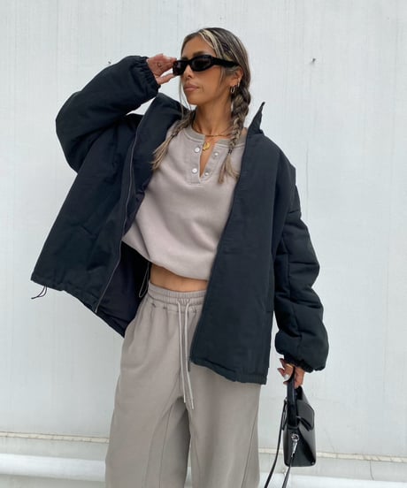 wide blouson「stand neck」#61029