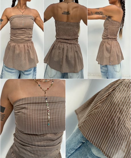 bear tunic「sheer stripe」#2638167