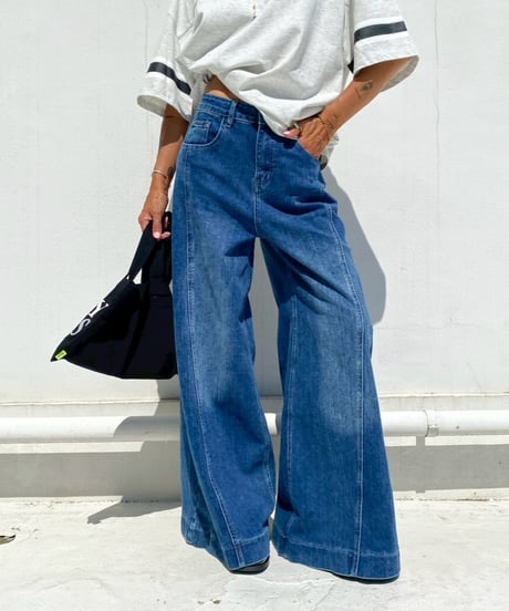flare denim「center seam」#8202867