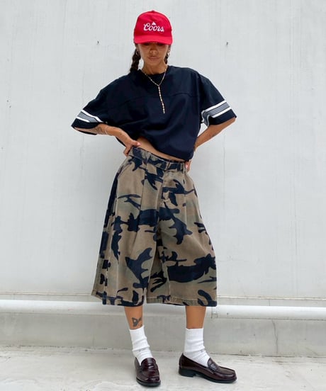 wide tee「varsity line」#207167
