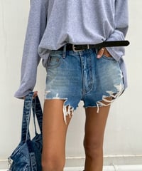 denim shorts「damage」#26057264