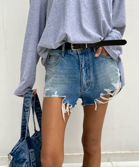 denim shorts「damage」#26057264