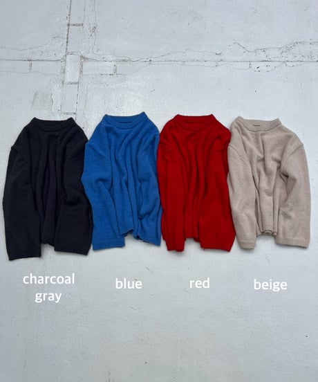 wide sleeve knit「loop yarn」#200068