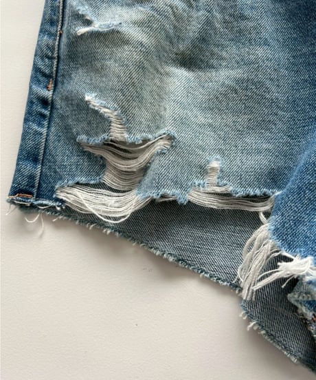 denim shorts「damage」#26057264